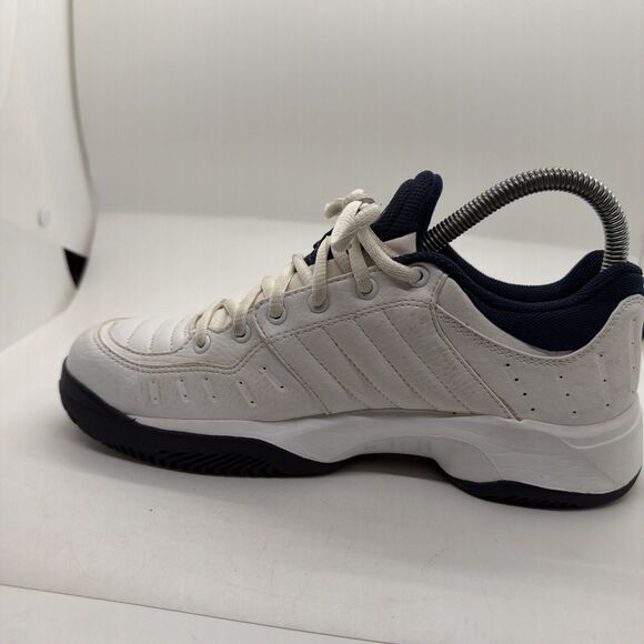 Vintage Adidas Men’s Athletics Tennis Sneakers Shoes White Size 6.5 - Picture 4 of 12